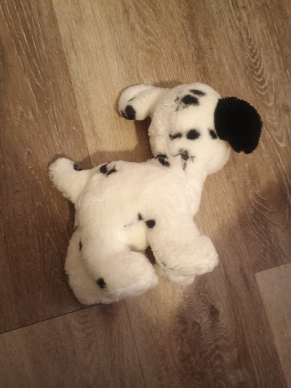 Vintage Mattel 1991 Disney Dalmatian Puppy Dog Stuffed Toy plush white black 8in - Picture 7 of 13
